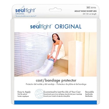 Brownmed SealTight Original Cast Bandage Protector Waterproof Adult Leg Cast Cover Adult Short Wide Leg