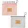 Minatee 2 Pcs Birth Control Pill Packet 47 x 36 Inch Canvas Wallet Pill Holder Sleeve Pouch with Zipper for Card Organizer Pocket Pouch Wallet for Women Privacy Protection
