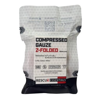 Rescue Essentials Compressed Gauze ZFolded