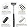 Flanker-L Back Scratcher with Gift Bag Portable Metal Stainless Steel Telescoping Massage Tool GiftStocking Stuffers for Men Women