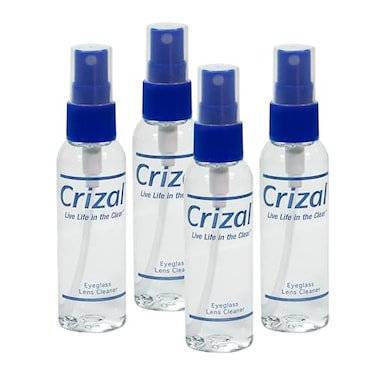 Crizal Eyeglass Lens Cleaning Solution 4 Pack Safe for ARCoated Lenses Designed Tested by The AR Coating Experts