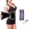 Hayunfiys 60 Meters Black Osmotic Plastic Body WrapWorkout Sweat Enhancer Stomach Film Body Applicator Power WrapDIY Sauna Wrap2 Rolls