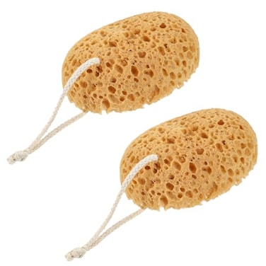 Zyghjort Shower Sponge 2 Pcs Large Bath Sponges for Shower Body Scrubber Soft Loofah Exfoliating Sponge for Women Men Home Bathroom Face Body Washing Bathing Deep Cleansing
