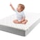 Babelio Biobased Crib and Toddler Mattress DualSided CertiPURUS Removable Waterproof and MachineWashable Cover 52x275x5