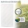 Babelio Biobased Crib and Toddler Mattress DualSided CertiPURUS Removable Waterproof and MachineWashable Cover 52x275x5