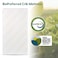 Babelio Biobased Crib and Toddler Mattress DualSided CertiPURUS Removable Waterproof and MachineWashable Cover 52x275x5