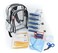 MobileAid ClearView 50Person Modular Trauma First Aid Backpack Kit Supplies Included 272 Pieces