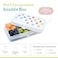melii Snackle Box 6Compartment Divided Snack Container BPAFree Food Storage with Removable Dividers for School Travel OntheGo Snacking Gummy Bears