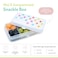 melii Snackle Box 6Compartment Divided Snack Container BPAFree Food Storage with Removable Dividers for School Travel OntheGo Snacking Gummy Bears