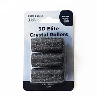 Own Harmony Extra Coarse Refill Rollers by Best Fit for Electric Callus Remover CR1700 Professional Foot Care for Healthy Feet Pedicure File Tools Refills 3 Pack Replacement Roller Heads