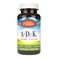 Carlson Vitamins A D3 K2 3000 mcg RAE Vitamin A 125 mcg Vitamin D3 90 mcg Vitamin K2 as MK7 Bone Building Calcium Utilization 120 Soft Gels