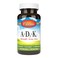 Carlson Vitamins A D3 K2 3000 mcg RAE Vitamin A 125 mcg Vitamin D3 90 mcg Vitamin K2 as MK7 Bone Building Calcium Utilization 120 Soft Gels