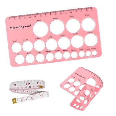 LOTBILL Nipple Measurement Tool for Flanges Nipple Ruler for Flange Sizing Silicone Soft Nipple Sizer for Flanges for New Mothers Easy to Use for Comfortable Pumping