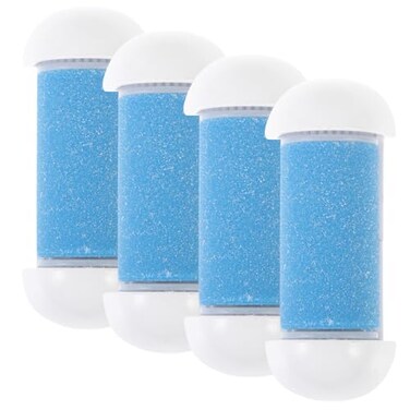 Healifty Replacement Roller Heads 4 Pcs for Electric Foot Grinder Coarse Callus Remover Refills Foot Care Tool Dead Skin Removal Exfoliator Accessories 236In