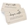 321Done Diaper Raffle Tickets Made in USA 35x2 Kraft Tan With Name Line Baby Shower Game Enter to Win Drawing Prize Small Pack of 50