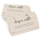 321Done Diaper Raffle Tickets Made in USA 35x2 Kraft Tan With Name Line Baby Shower Game Enter to Win Drawing Prize Small Pack of 50