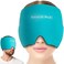 General Medi Headache Migraine Ice Wrap Cap Cold Therapy Migraine Relief Hat Headache Ice Hat Cold Compress Great for Puffy Eyes Tension Sinus Stress Relief Blue