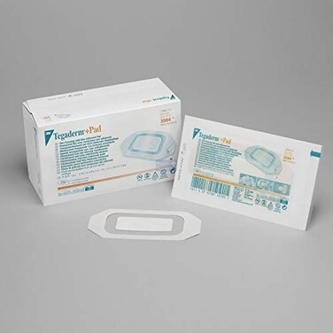 3M Tegaderm Pad Film Dressing with NonAdherent Pad 238 x 4 Box of 50