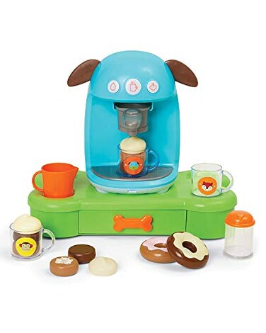 Skip Hop Kids Kitchen Play Set Zoo Barkista Caf with Lights Sounds 20pc Set