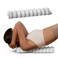 وسادة SNPE Wave Pillow II، أداة تدليك لتمديد العمود الفقري، مناسبة لليوجا والبيلاتس، مصححة لمحاذاة العمود الفقري لتخفيف آلام الظهر، جهاز تدليك للرقبة والكتفين وأسفل الظهر والوركين، لون أبيض مزهر
