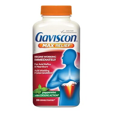 Gaviscon Max Peppermint Tablet 50 Count
