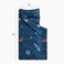 Wake In Cloud Toddler Nap Mat with Pillow and Blanket for Kids Boys Ages 3 Plus in Kindergarten Daycare Preschool Roll Up Sleeping Bag Spaces Planet Galaxy Navy Blue Standard