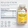 SOLARAY Mega Vitamin BStress Timed Release Vitamin B Complex wVitamin B12 B6 Folic Acid VIT C Stress Energy Red Blood Cell Immune Support Vegan 276 CT