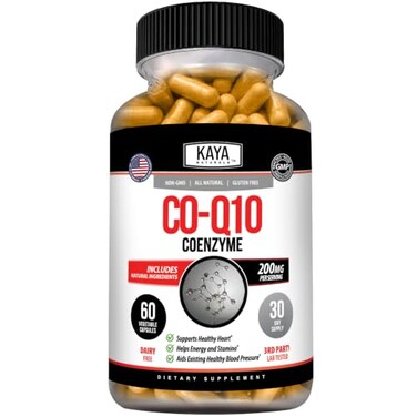 مكمل كايا ناتشورالز المضاد للأكسدة CoQ10، 60 كبسولة نباتية