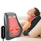 Snailax Back Massager with Heat 3D Shiatsu Massage Pillow for Neck Back Fixed Kneading Nodes Chair Sofa Use Gift for Mom Dad Women Men