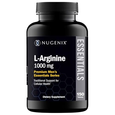 Nugenix Essentials LArginine Amino Acid Supplement 1000 mg 150 Tablets