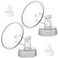 Belmikal 22mm FlangeDuckbill Valve Compatible with Spectra S2 S1 9 Plus Ameda MYA Motif Luna Cimilre Breastpumps Replacement Spectra Pump PartsAccessories FlangeShields