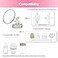 Belmikal 22mm FlangeDuckbill Valve Compatible with Spectra S2 S1 9 Plus Ameda MYA Motif Luna Cimilre Breastpumps Replacement Spectra Pump PartsAccessories FlangeShields