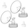 Belmikal 22mm FlangeDuckbill Valve Compatible with Spectra S2 S1 9 Plus Ameda MYA Motif Luna Cimilre Breastpumps Replacement Spectra Pump PartsAccessories FlangeShields