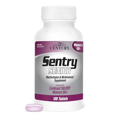 أقراص سينتري لكبار السن من النساء فوق سن الخمسين، 21st Century Sentry، 100 قرص، 27542