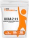 مسحوق الأحماض الأمينية المتفرعة السلسلة (BCAA) من BulkSupplements.com، بدون نكهة، خالٍ من الغلوتين، 1 غرام لكل حصة، 100 غرام، عبوة واحدة (35 أونصة).