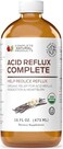 Complete Natural Acid Reflux Relief Liquid 16oz Organic Heartburn Support Formula Natural GERD Aid with Aloe Ginger Garlic Vanilla Fast Absorbing Amish Remedy Kosher Made in USA Supplement