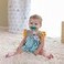 Chicco TwoinOne Pacifier Clip with Loop Ring Attachment Loop for Teethers and Small Toys Ring Included for KnobStyle Pacifiers Secure Clasp is Gentle on Clothing OnePiece Design Grey