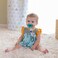 Chicco TwoinOne Pacifier Clip with Loop Ring Attachment Loop for Teethers and Small Toys Ring Included for KnobStyle Pacifiers Secure Clasp is Gentle on Clothing OnePiece Design Grey