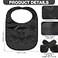Oudain 3 Pcs Tracheostomy Shower Cover Waterproof Laryngectomy Neck Stoma Protector Breathable Adjustable Tracheotomy CoverBlack