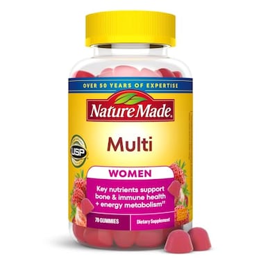 Nature Made Multivitamin For Women Womens Gummy Multivitamins for Daily Nutritional Support 70 Multi Vitamin Gummies 35 Day Supply