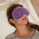قناع العين Bed Buddy للعلاج بالروائح العطرية مع خاصية العلاج بالحرارة والبرودة لتخفيف التوتر، آمن للاستخدام في الميكروويف، قناع نوم للعين برائحة اللافندر الأرجواني