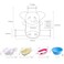 AIR&amp;TREE AIRTREE Baby Bath Seat Support Net Quick Drying Adjustable Comfortable NonSlip Infant Bathtub Sling Shower Mesh for a Tub with Safety Support Corners Pink