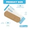 ضمادات لاصقة قماشية من OK TAPE للجروح، 1 × 3، 200 قطعة، ضمادات مرنة معقمة، كمية كبيرة، خالية من اللاتكس، لوازم الإسعافات الأولية والعناية بالجروح