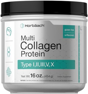 Horb&Atilde;&curren;ach Horbach Multi Collagen Protein Powder 16 oz Type I II III V X