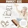Yulejo Nursery Wall Decor 3 Pieces Jungle Theme Nursery Decor Wooden Animal Wall Decor Woodland Safari Wall Decor with Glue Points for Bedroom Decor Deer Bear Fox