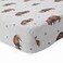 Little Unicorn Premium Crib Sheet Breathable SuperSoft Muslin Fabric Bison