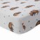 Little Unicorn Premium Crib Sheet Breathable SuperSoft Muslin Fabric Bison
