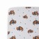 Little Unicorn Premium Crib Sheet Breathable SuperSoft Muslin Fabric Bison