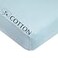 American Baby Company Cotton Fitted Crib Sheet 52x28 Blue
