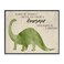 Stupell Industries The Stupell Home Dcor Collection Always Be a Dinosaur Brachiosaurus Oversized Framed Giclee Texturized Art 16 x 20